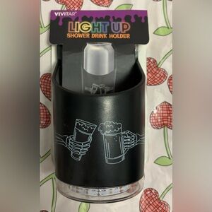 NWT Vivitar Light Up Shower Drink Holder